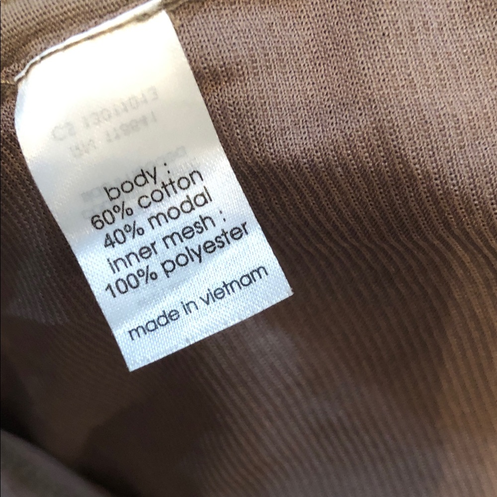 Sequin flowy Tank with racing back Champagne Brown - Picture 4 of 7